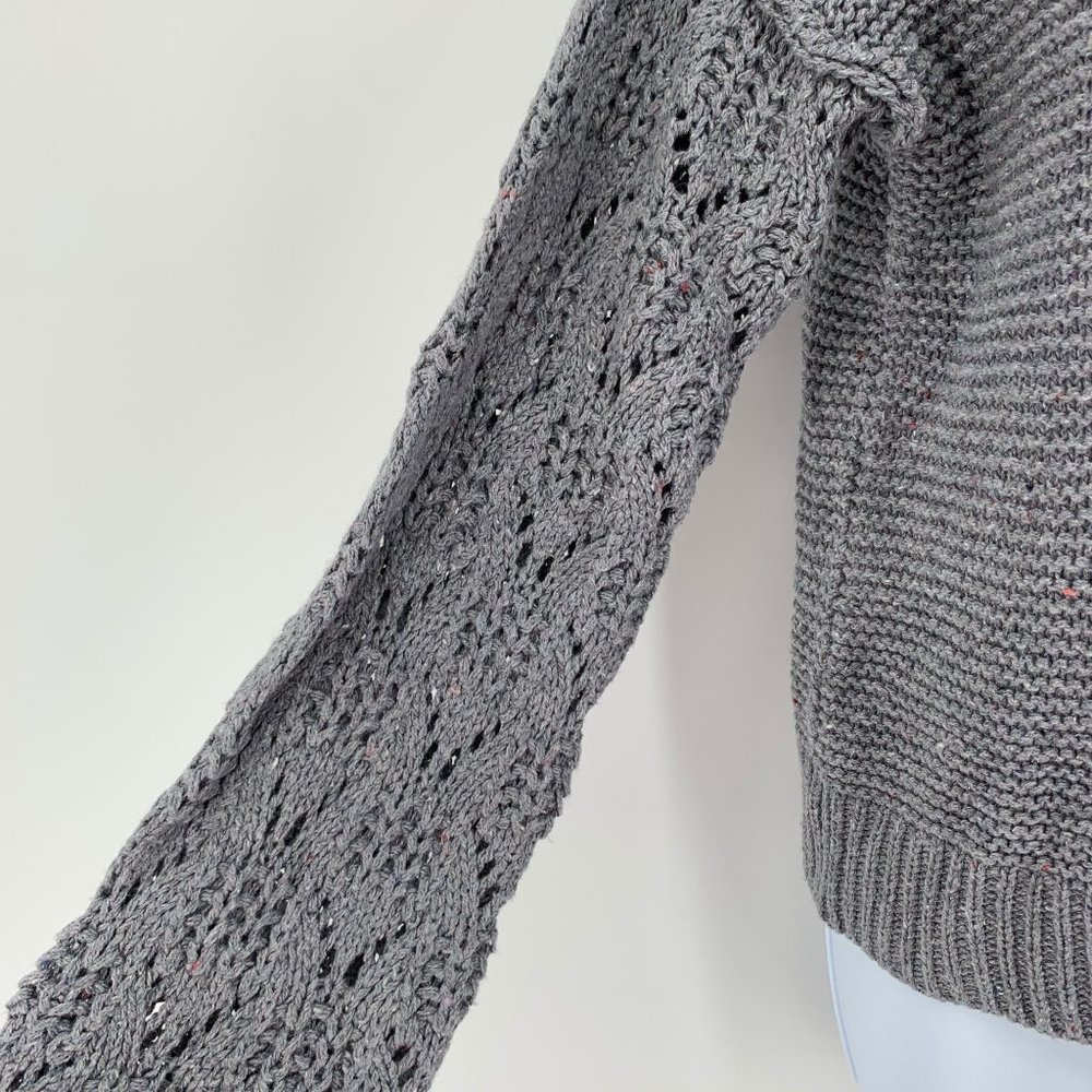 NWT Universal Thread Gray Turtleneck Chunky Knit Pullover Sweater Size XXL - Picture 3 of 5